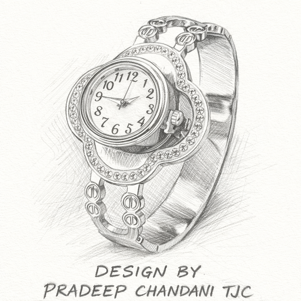 Anti - Tarnish Watch Bracelet in Oval Shape & Premium Quality Watch Bracelet