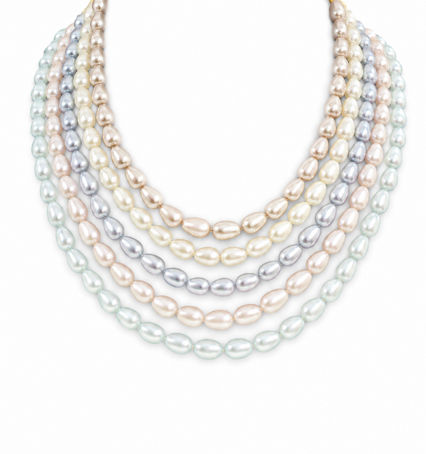 Premium Quality | Pearl Beaded | Layered Mala Set |