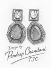 Premium Quality | Red Doublet Stone | Statement & Handmade Earrings |
