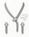 Premium Quality | Snake Style | American Diamond | Necklace Set |