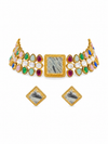 Premium Quality | Natural Stone | Choker Necklace Set |
