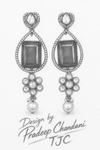 Premium Quality | Emerald Inspired | Dangler Earrings |
