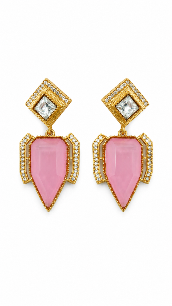 Premium Quality | Doublet Stone | Handmade Earrings |