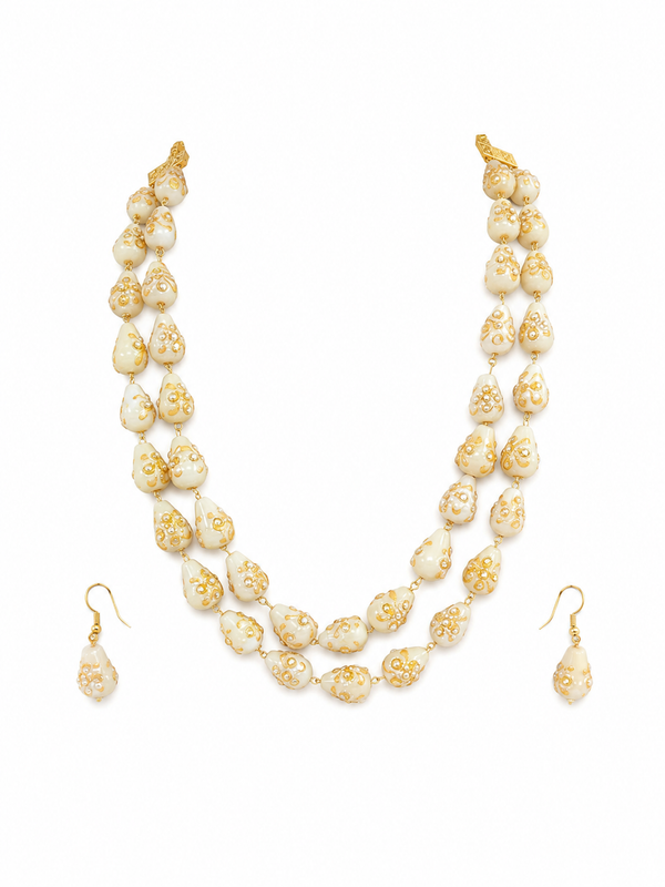 Premium Quality | Painting Tumble | Layered Mala |