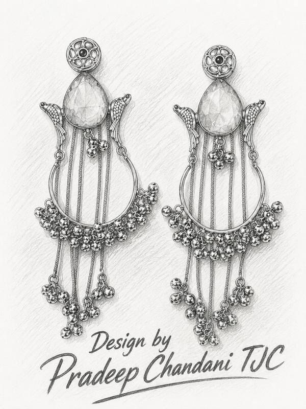Premium Quality | Kashmiri Style Earrings | Handmade Earrings |