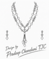 Premium Quality | Kite Shape Glass Beads | 2 Layer Mala |