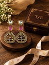 Premium Quality | Doublet Stone | Earrings | Brass |