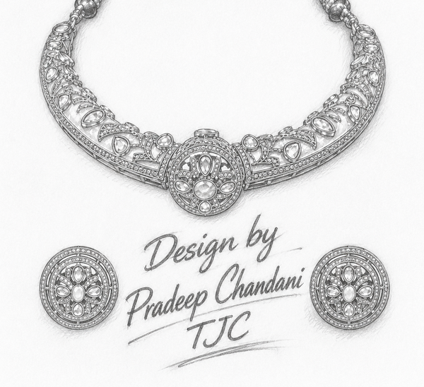 Premium Quality | Choker Hasli Set | Handmade Jewelry |