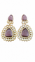 Premium Quality | Amethyst Inspired Stone | Earrings |
