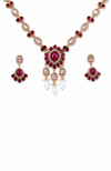 Premium Quality | Ruby Inspired | Necklace Set |