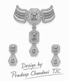 Ruby Inspired | Antique Finish | Premium Quality | Necklace Set |