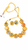 Premium Quality | Natural Stone | Pastel Shade Theme | Necklace Set |