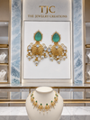 Premium Quality | Monalisa Stone | Jhumki Earrings |