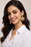 Premium Quality | Monalisa Stone | Jhumki Earrings |