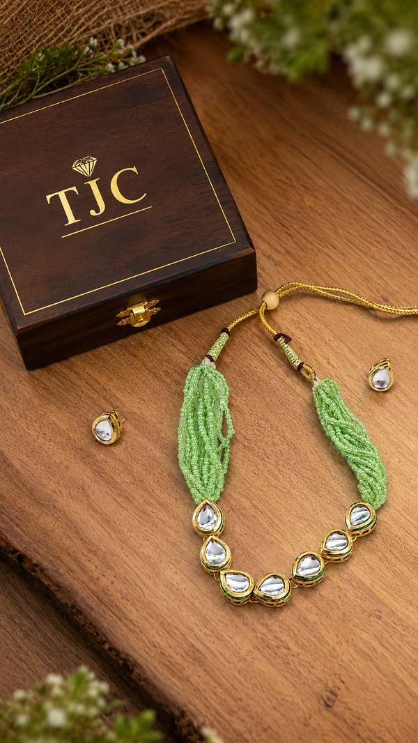 Premium Quality | Hydro Mala | Kundan | Choker Set |