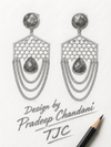 Premium Quality | Brass Earrings | Stone Work |