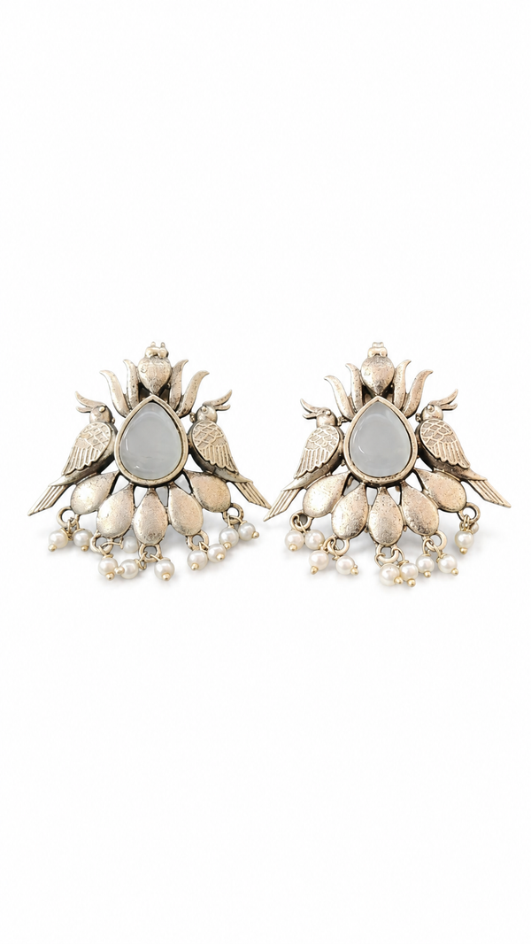 Premium Quality | German Silver Earrings | Handmade Earrings |