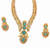 Premium Quality | Doublet Stone | Necklace Set | Sky Blue Color |