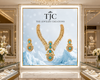 Premium Quality | Doublet Stone | Necklace Set | Sky Blue Color |
