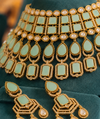 Premium Quality | Precious Inspired ColorStone | Necklace Set | Mint Color |