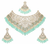 Premium Quality | 14 Carrot Anti Gold Polish | Bridal Set | Mint Color |