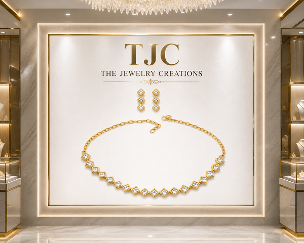 Premium Quality | Kundan Meena | Choker Style | Necklace Set |