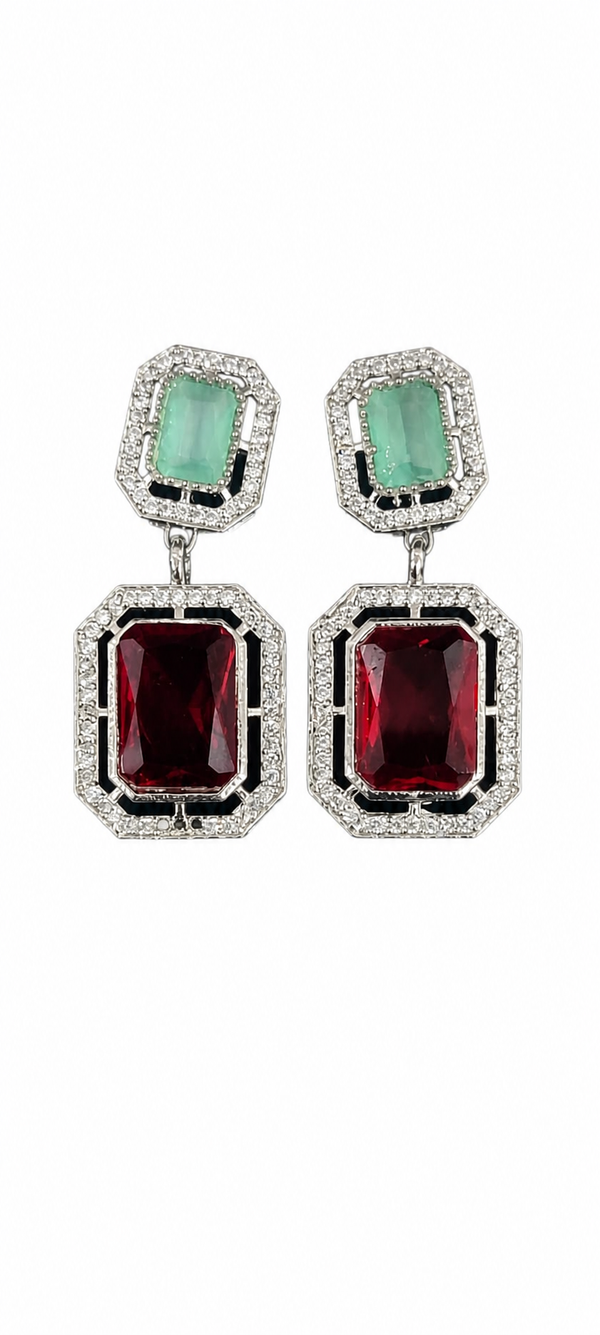 Premium Quality | American Diamond | Dangler Earrings |