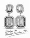Premium Quality | American Diamond | Dangler Earrings |