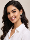 Premium Quality | American Diamond | Dangler Earrings |