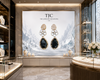 Premium Quality | American Diamond | Cutting Stone | Earrings |