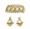 Premium Quality | Kundan Meena | Wedding Choker Necklace | Handmade Jewelry |