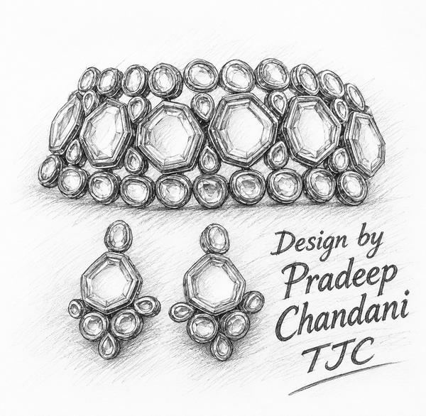 Premium Quality | Kundan Meena | Wedding Choker Necklace | Handmade Jewelry |