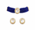 Premium Quality | Minimal Design | Crystal Beads | Choker Set |
