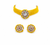 Premium Quality | Gold Plated | Kundan Meena | Choker Necklace |
