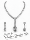 Amethyst Inspired | Premium Quality | American Diamond | Necklace Set |
