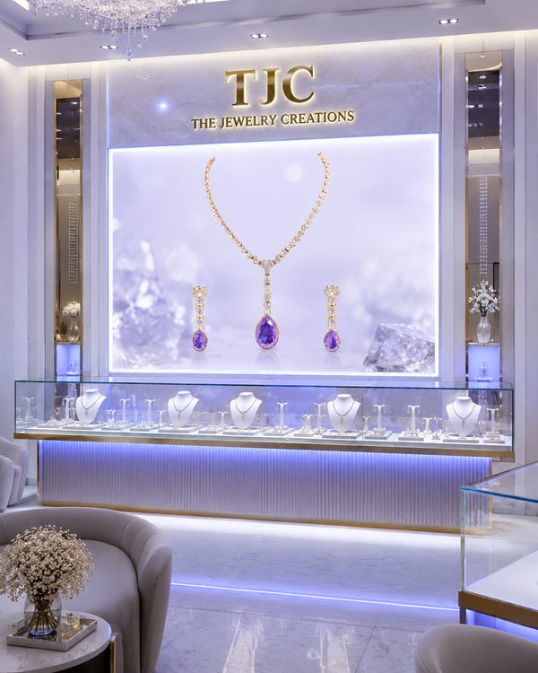 Amethyst Inspired | Premium Quality | American Diamond | Necklace Set |