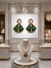 Premium Quality | Monalisa Stone | Polki Earrings |