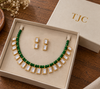 Premium Quality | Moissanite | Necklace Set with Earrings |
