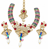 Premium Quality | Jungle Theme | Necklace Set with Mangtika |