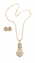 Premium Quality | Moissanite Italian Meena | Pendant Set |