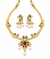 Premium Quality | Monalisa Stone | Gold Plated | Choker Set |