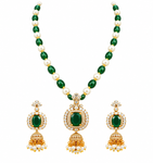 Premium Quality | Monalisa Stone | Ad Accents | Pendant Set with Earrings |
