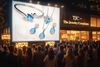 Swiss Blue Topaz Inspired Faceted Glass ComboJewelry Set With American Diamond Accents | Premium Quality Earrings ,Ring , Kada And Chain Pendant