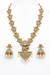 Monalisa Glass | Rani Har | Necklace Set with Earrings | Gold Plated