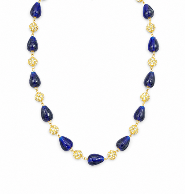 Premium Quality | Sapphire Inspired | Handmade Mala Set |