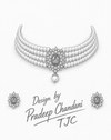 Premium Quality | American Diamond | Monalisa Choker Set |