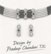 Premium Quality | Beaded Choker Set | Studd Earrings |