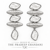 Premium Quality | MOP | Silver Oxidized | Earrings |