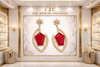 Premium Quality | Gold Plated | Long Tops Earrings | Dublet Stone |