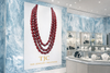 Premium Quality | 3 Layer | Glass Ruby Inspired Beaded Necklace | Handmade Beaded Mala \ Necklace |